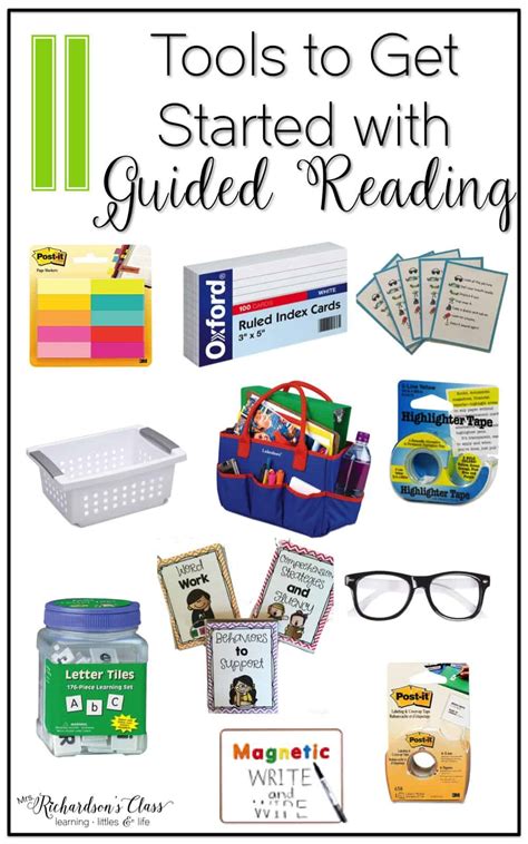 Tools To Get Started With Guided Reading Mrs Richardsons Class