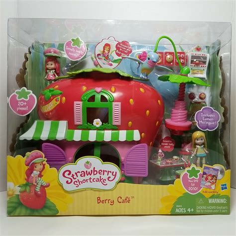 Strawberry Shortcake Berry Cafe Playset With Mini Dolls And Accesories