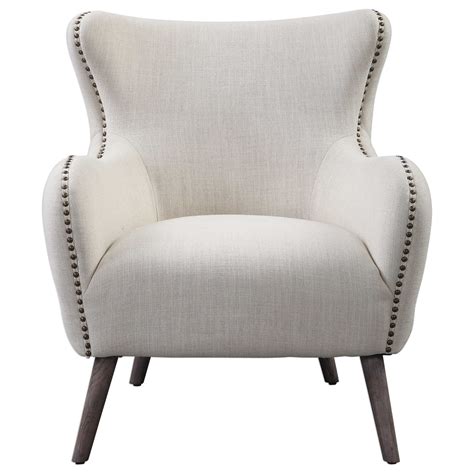 Uttermost Accent Furniture Accent Chairs 23500 Donya Cream Accent