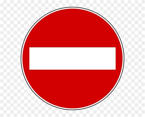 Do Not Enter Traffic Sign Vector Image Free Svg