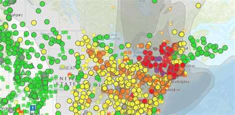 Canada Fires Smoke Map Colorado