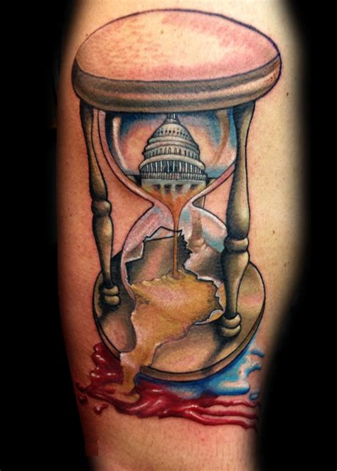 Hourglass Tattoos Designs Ideas And Meaning Tattoos For You