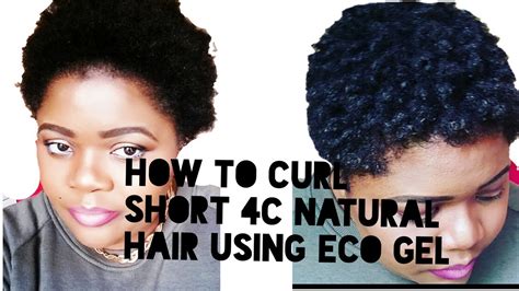 Find the latest curly hair styles and products for all hair types. How to curl 4c short natural hair using eco gel - YouTube