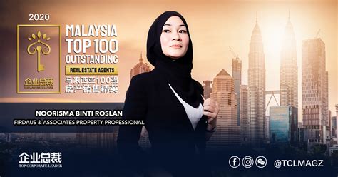Suits malaysian real estate property industry standard practice. Congratulations Noorisma Binti Roslan Awarded Malaysia Top ...