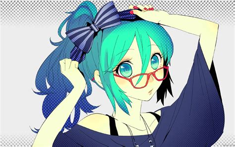 Fond Décran Anime Filles Anime Cheveux Bleus Yeux Bleus Cheveux