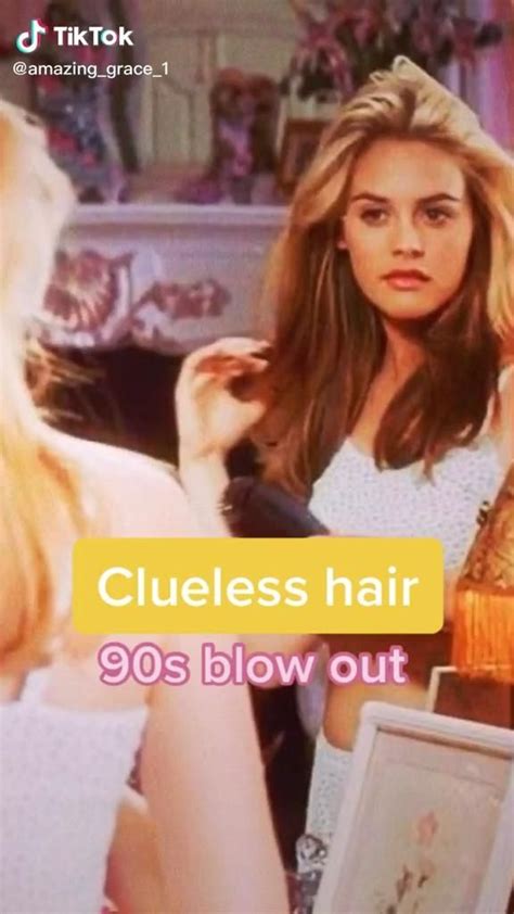 How To Do Clueless Hair 90s Blow Out Video Hair Tutorial Short Hair Tutorial Hair Styles
