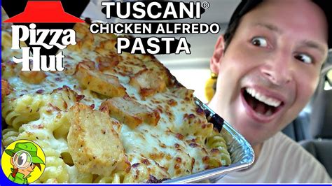 One minute before you need to remove the pasta (according to package directions), add the frozen corn. Pizza Hut® TUSCANI® CHICKEN ALFREDO PASTA Review 🍕🐔🍝 ...