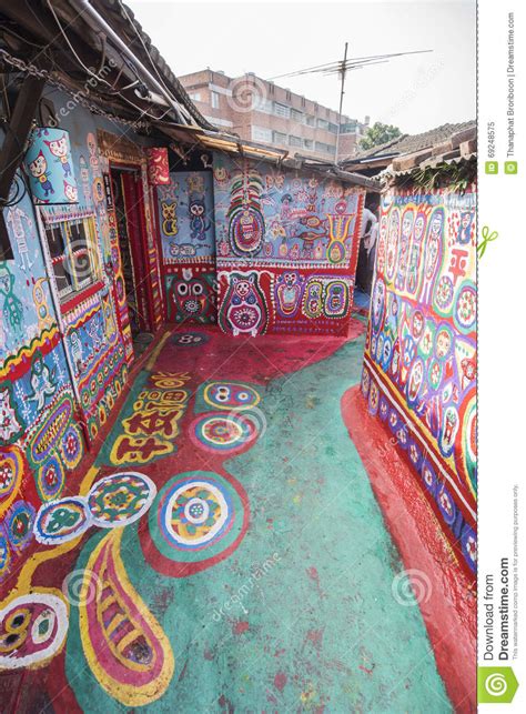 Rainbow Village Of Taichung Paint The Town Editorial Image Image Of