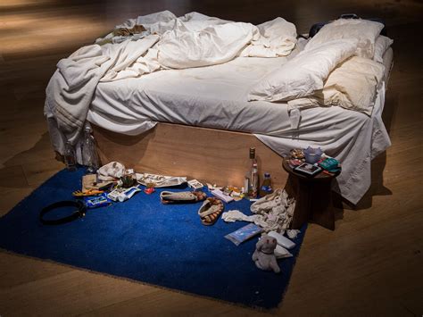 tracey emin might have made her bed but did she ever sleep in it one expert claims she did not