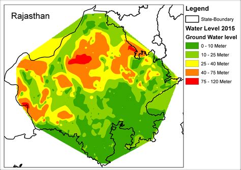 How To Create A Ground Water Level Map For India In Arcgis Using Data