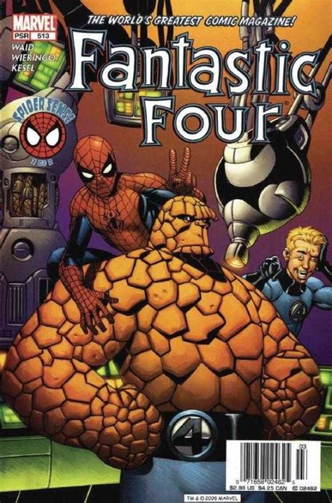 Fantastic Four 513 Newsstand Fantastic Four 1998 Series Marvel
