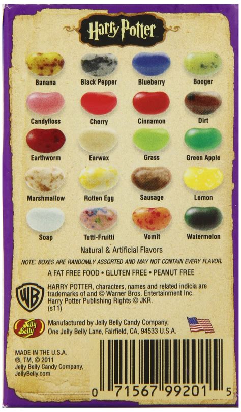 Jelly Belly Bertie Botts Every Flavor Beans 20 Harry Potter Flavors Pack Of 2 Buy Online
