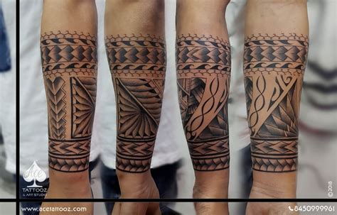 Maori Tattoo Half Sleeve Tattoo Ace Tattooz