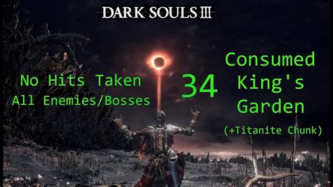 Dark Souls 3 No Hits Taken All Enemiesbosses 34 Kings Garden Youtube