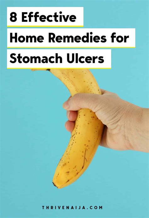 8 Effective Home Remedies For Stomach Ulcers Thrivenaija