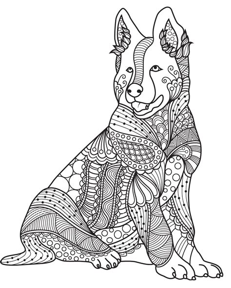 Pin On Cats Dogs Coloring Pages For Adults