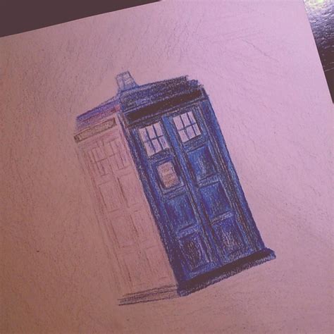 Drawing Tardis Doctor Who By Whovian Potterhead On Deviantart