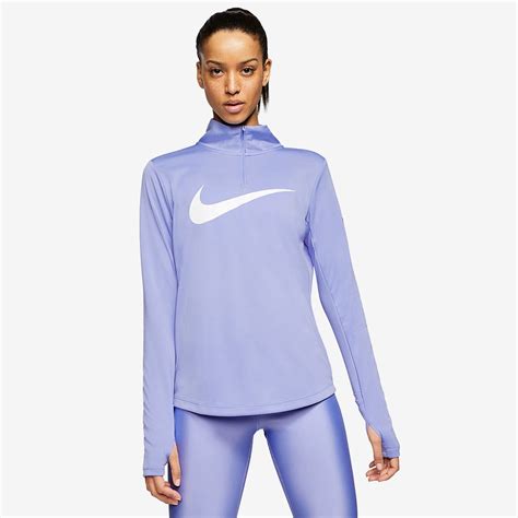 Nike Womens Midlayer 14 Zip Top Light Thistlewhite Womens