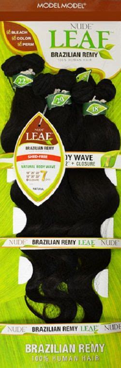 Model Model Nude Leaf Brazilian Remy Human Hair Natural Body Wave