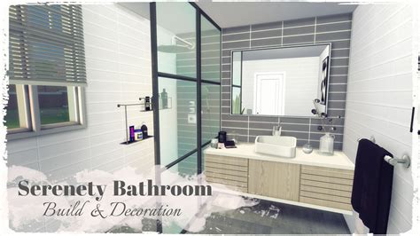 Sims 4 Serenety Bathroom Build And Decoration Dinha
