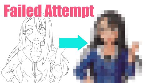 Failed Attempt Nagatoro Character Speedpaint Youtube