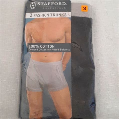 Stafford Underwear And Socks Nwt Stafford Fashion Trunksbriefs Small