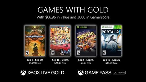 New Games With Gold For September 2022 Xbox Wire