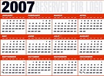 Calendario Del 2007 - Calendario aug 2021