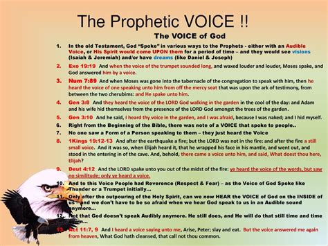 The Prophetic Voice Introduction The Voice Of God Ppt Download