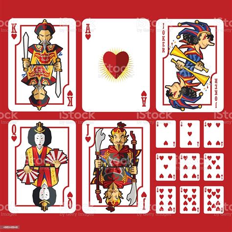 Check spelling or type a new query. Heart Suit Playing Cards Full Set Stock Illustration ...