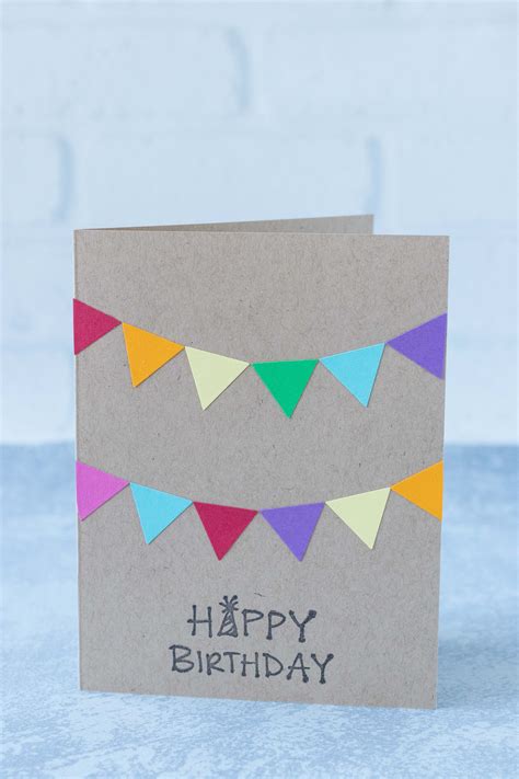 10 Simple Diy Birthday Cards Rose Clearfield Happy Birthday Cards
