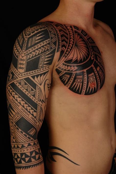 Polynesian mens scorpio tribal upper arm tattoo designs polynesian tribal arm tattoo awesome guys polynesian tribal face tattoos with pattern design Pin on tattoo