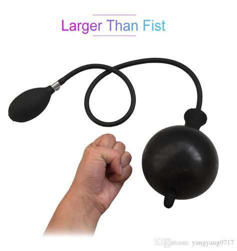 Super Big Inflatable Butt Plug Expandable Anal Dilator Inflate Anal