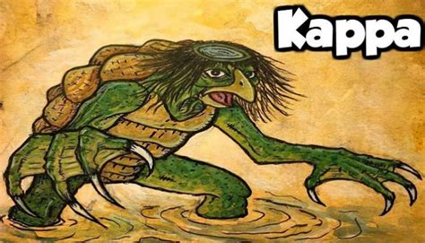 Kappa Criatura Habita En Las Zonas De Agua Dulce De Japón