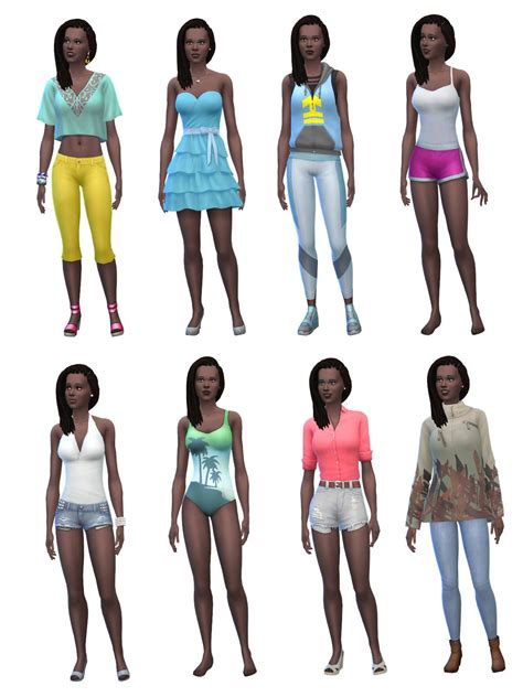 Sims 4 Cas Sims 4 Clothing Paper Dolls Universe Lookbook Quick
