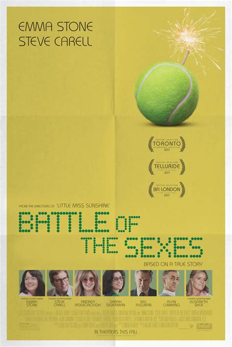 Battle Of The Sexes Movie Poster 6 Of 6 Imp Awards