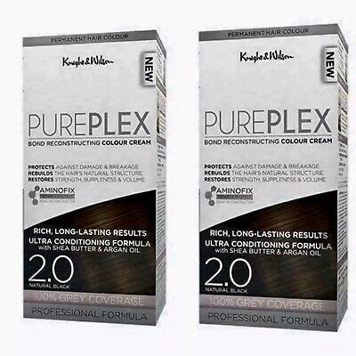 Violet night is a really pretty shade. 2x Knight and Wilson PurePlex Natural Black 2 Profesional ...