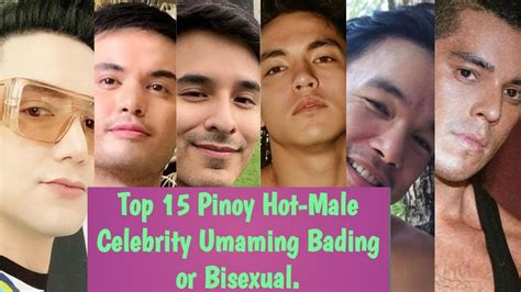 top 15 pinoy hot male celebrity umaming bading or bisexual youtube