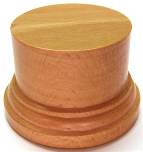 Wooden Basestand Round 65cm Beech Woodenbases For Modeling Wood