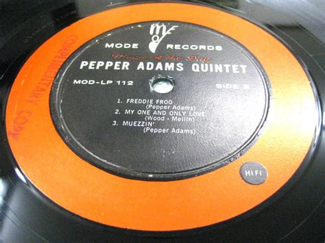 Yahooオークション Pepper Adams Quintet