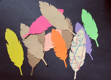 Paper Feathers · How To Make A Feather · Art Papercraft And
