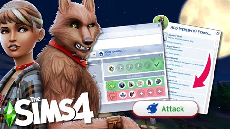 Mods Making The Sims 4 Werewolves Better Links Youtube
