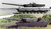 140mm XM291 Abrams and NPzK Leopard 2 comparison (1269x741) : r/TankPorn