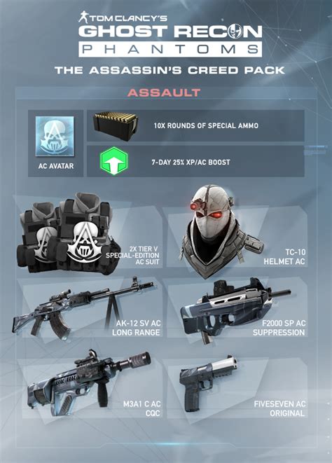 Tom Clancys Ghost Recon Phantoms Na Assassins Creed Assault Pack