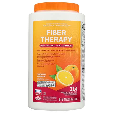 Rite Aid Multihealth Fiber Supplement Smooth Orange 482 Oz Best