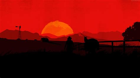 Red Dead Redemption 2 Games Hd 4k Minimalism Minimalist  477 Kb