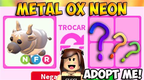 Metal Ox Neon O Que Oferecem Em Troca De Boi MetÁlico Neon Adopt Me