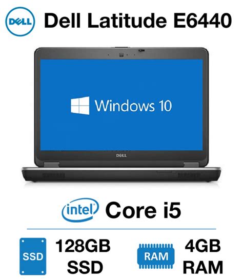 Dell Latitude E6440 Core I5 4gb 128gb Ssd Windows 10 Pro