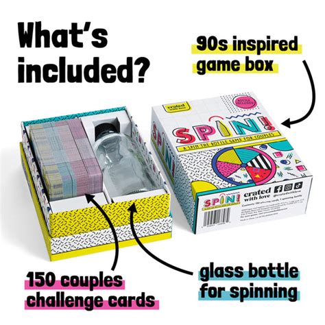 Spin A Spin The Bottle Game For Couples By Crated With Love Ellenshop