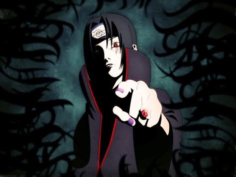 1600x1200 Akatsuki Itachi Mangekyou Naruto Sharingan Shippuden